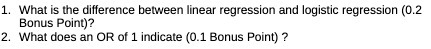 1. What is the difference between linear