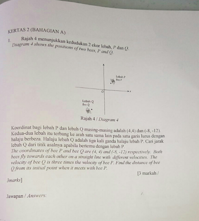 add math :chapter 7 geometric coordinates KERTAS