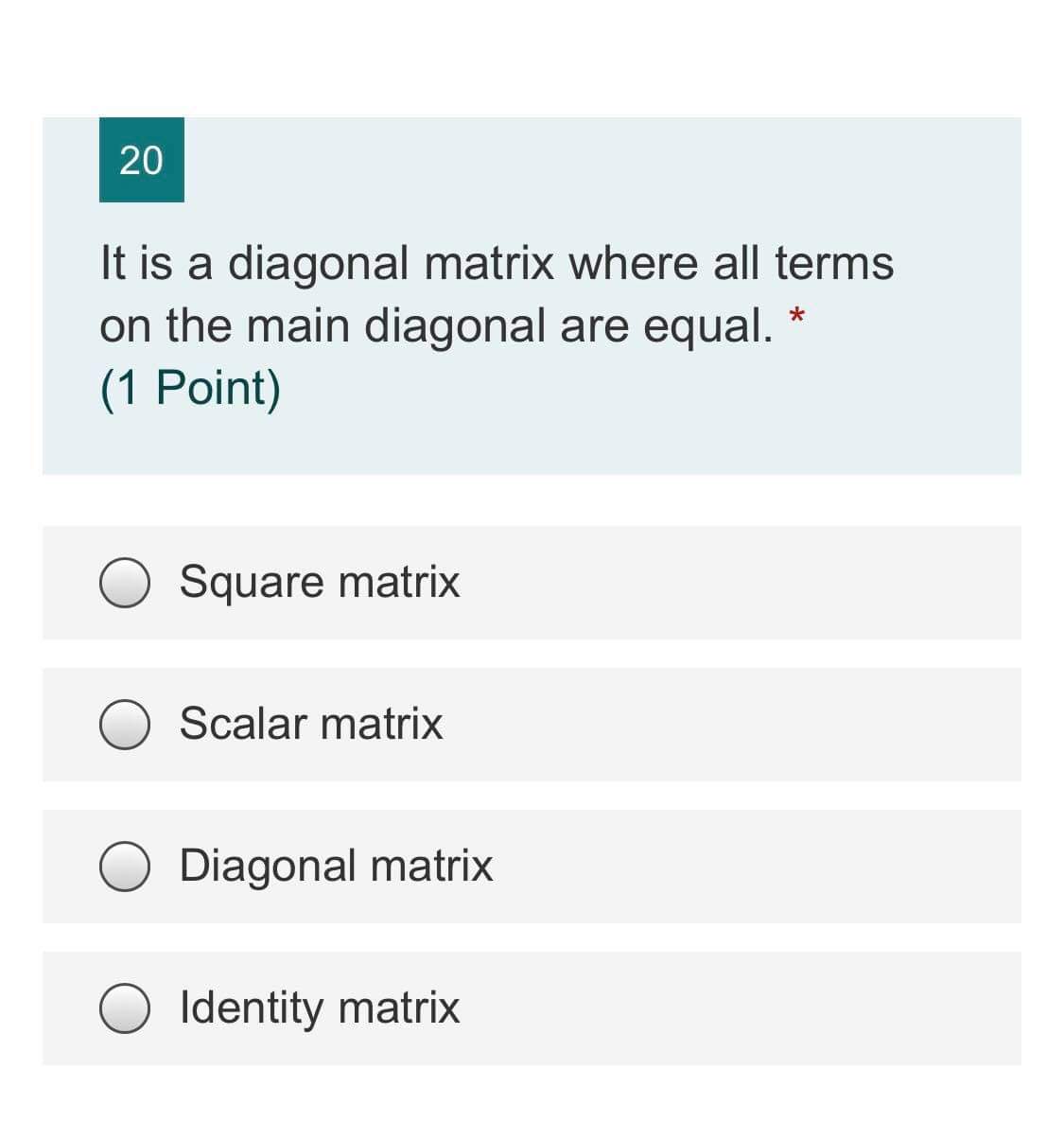 This is only Multiple choice . PROVIDE necessary
