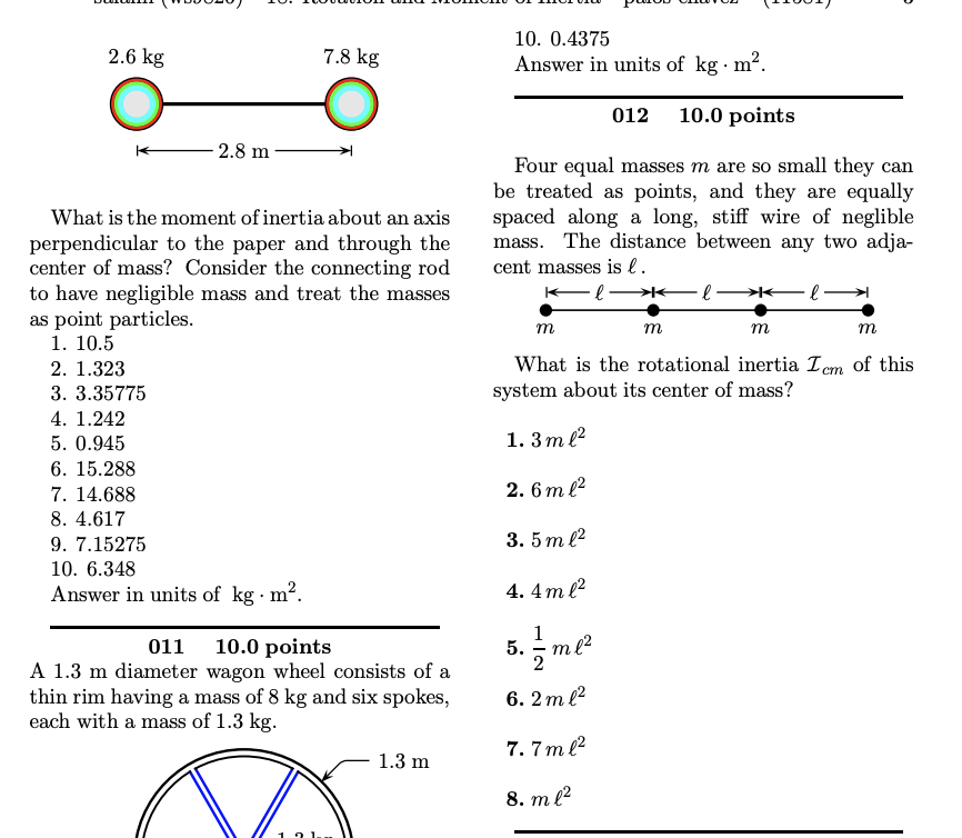 6. 0.533327 7. 0.758959 8. 0.433657 9. 0.466055