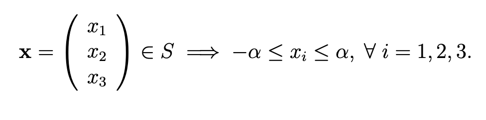 Consider the following minimization problem in R