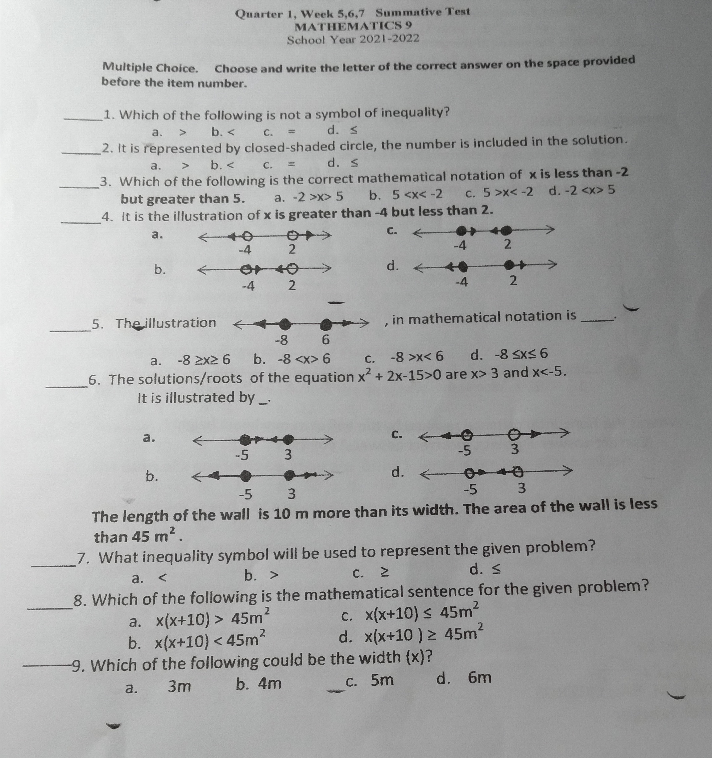 Please answer 10. The path of the ball shooting