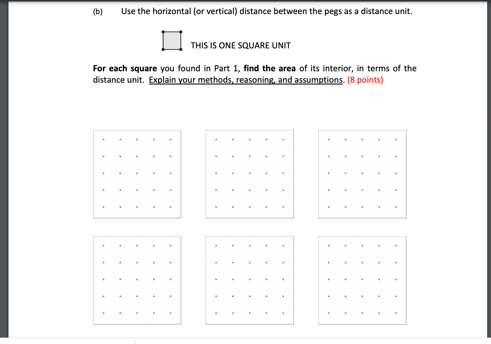 1) Congruent figures are shapes that can be