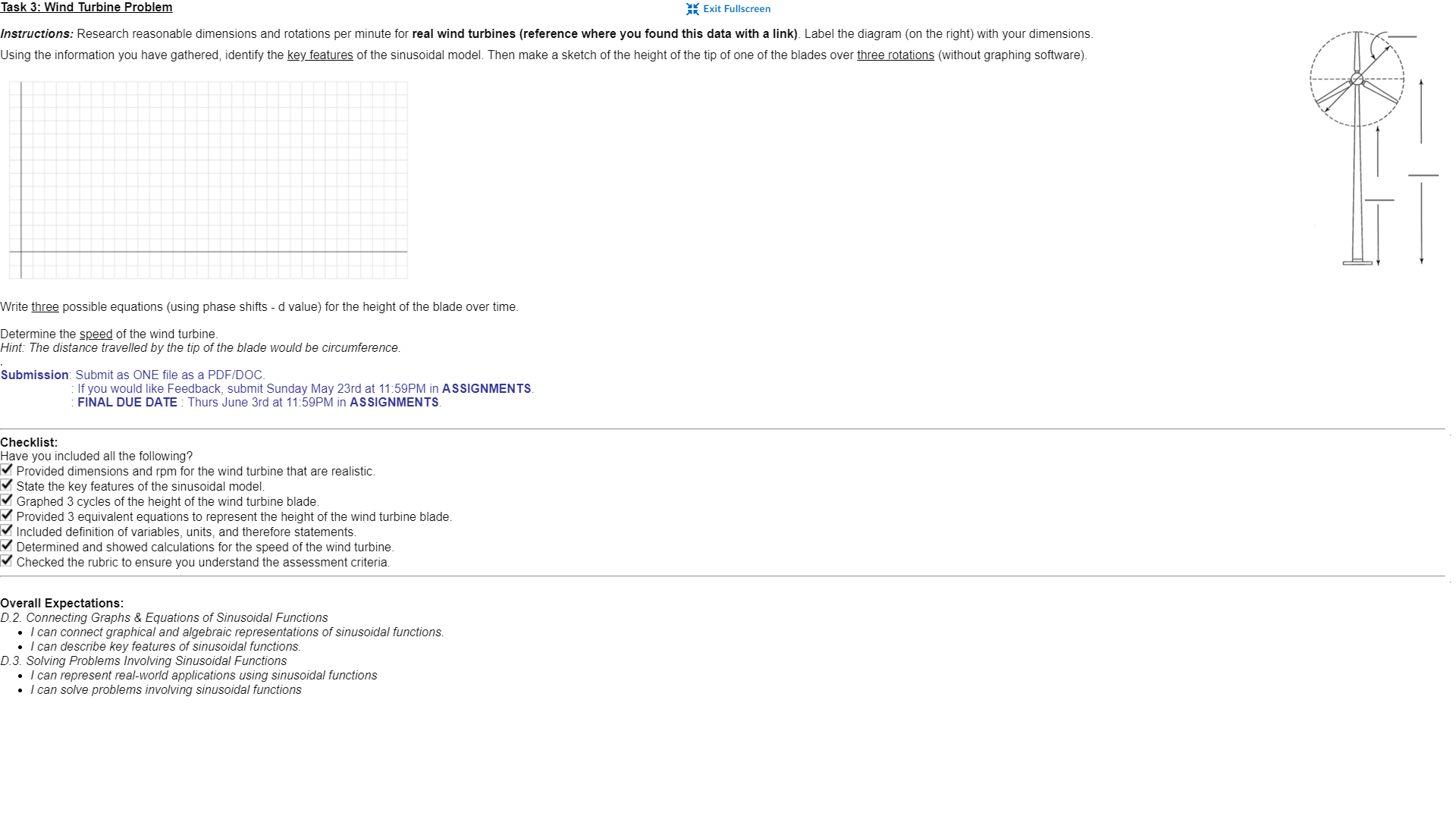 Task 3: Wind Turbine Problem MR Exit Fullscreen