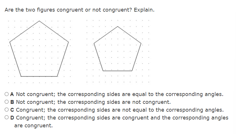 6. Identify the pair of figures in which the