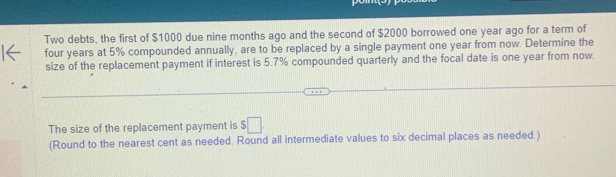 Can you round the final answer to the nearest