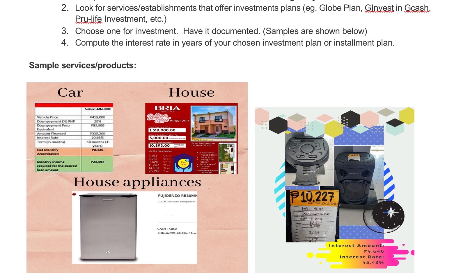 Send a picture for the sample and also for the