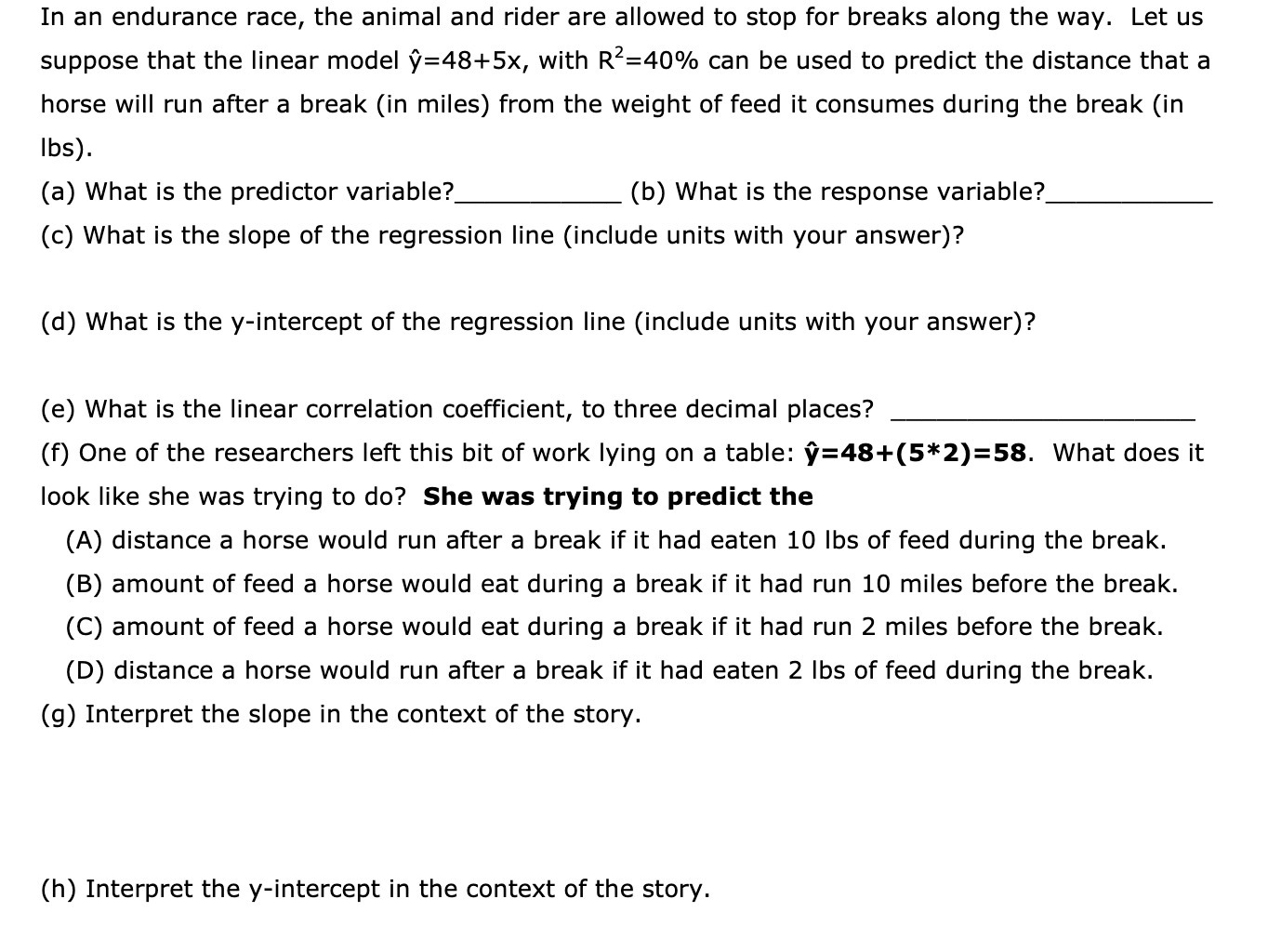 In an endurance race, the animal and rider are