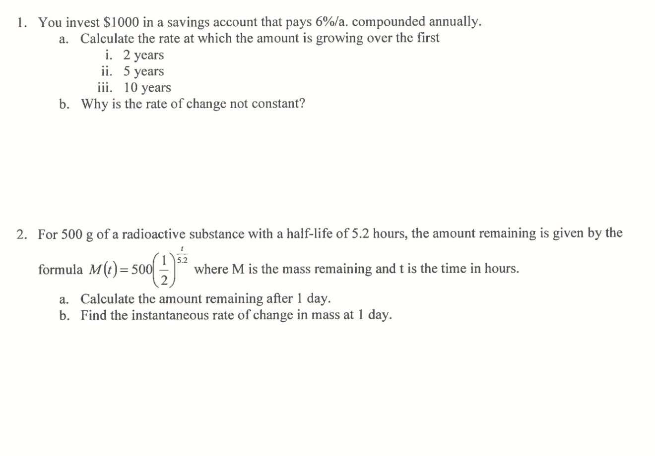 1. Determine the slope of the line that is