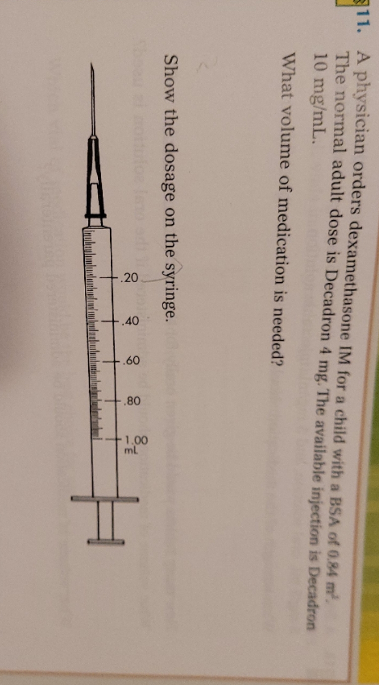 help with this one 11. A physician orders