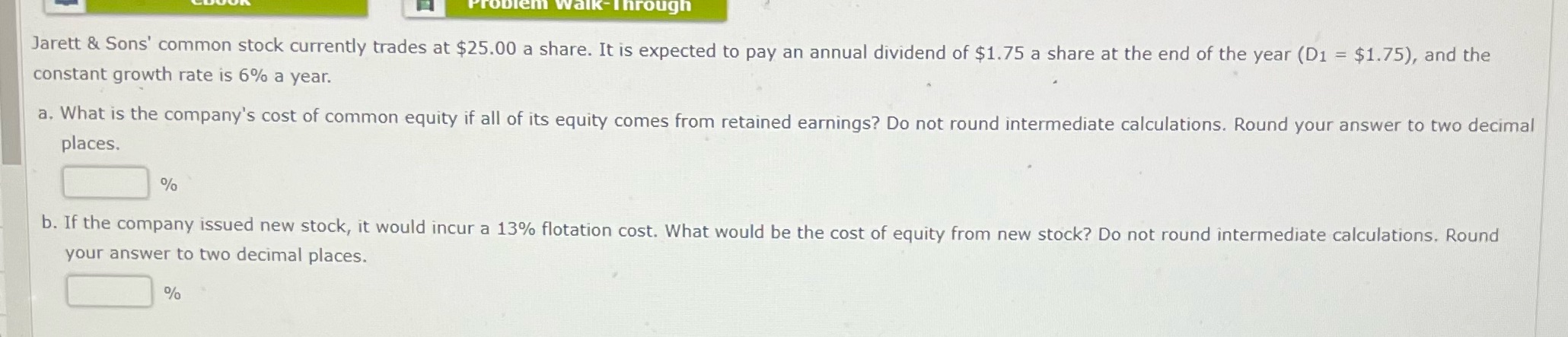 Through Jarett & Sons' common stock