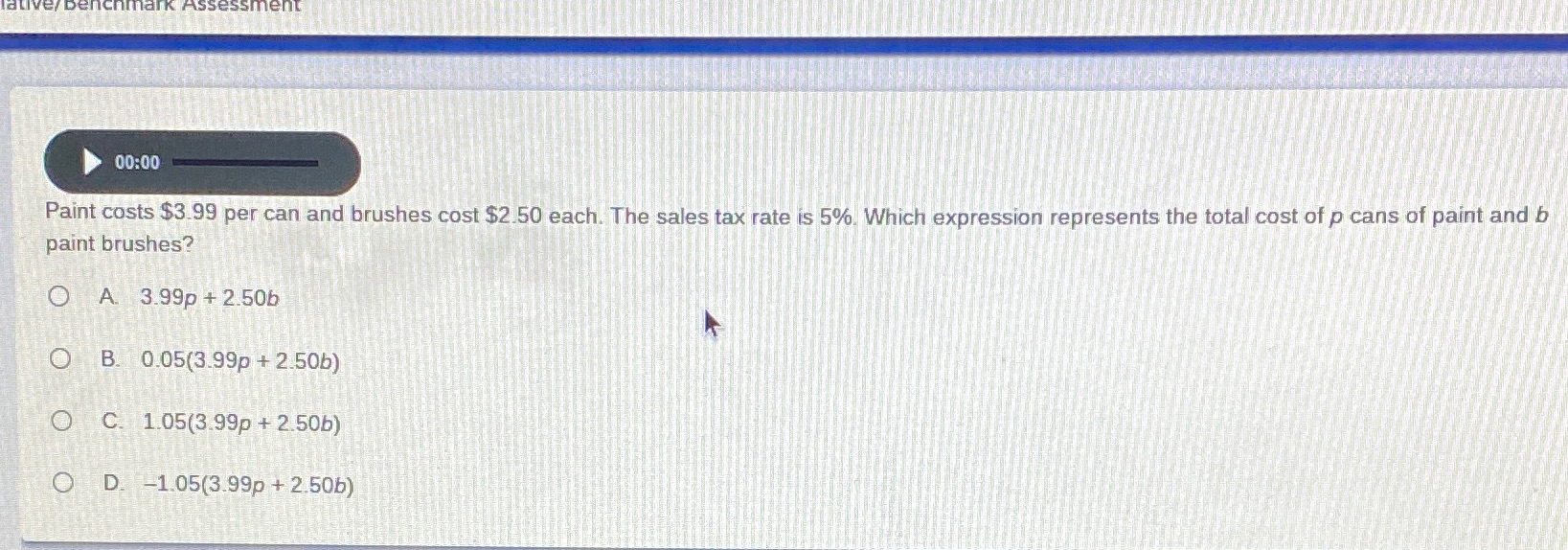 ative/ ben len 00:00 Paint costs $3.99 per can