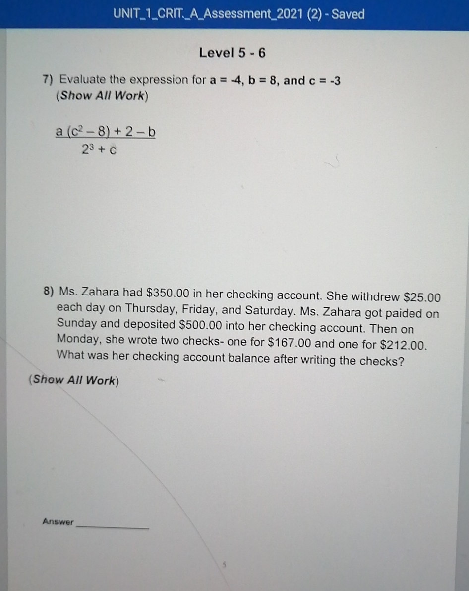 The questions are cleared in attachment i need