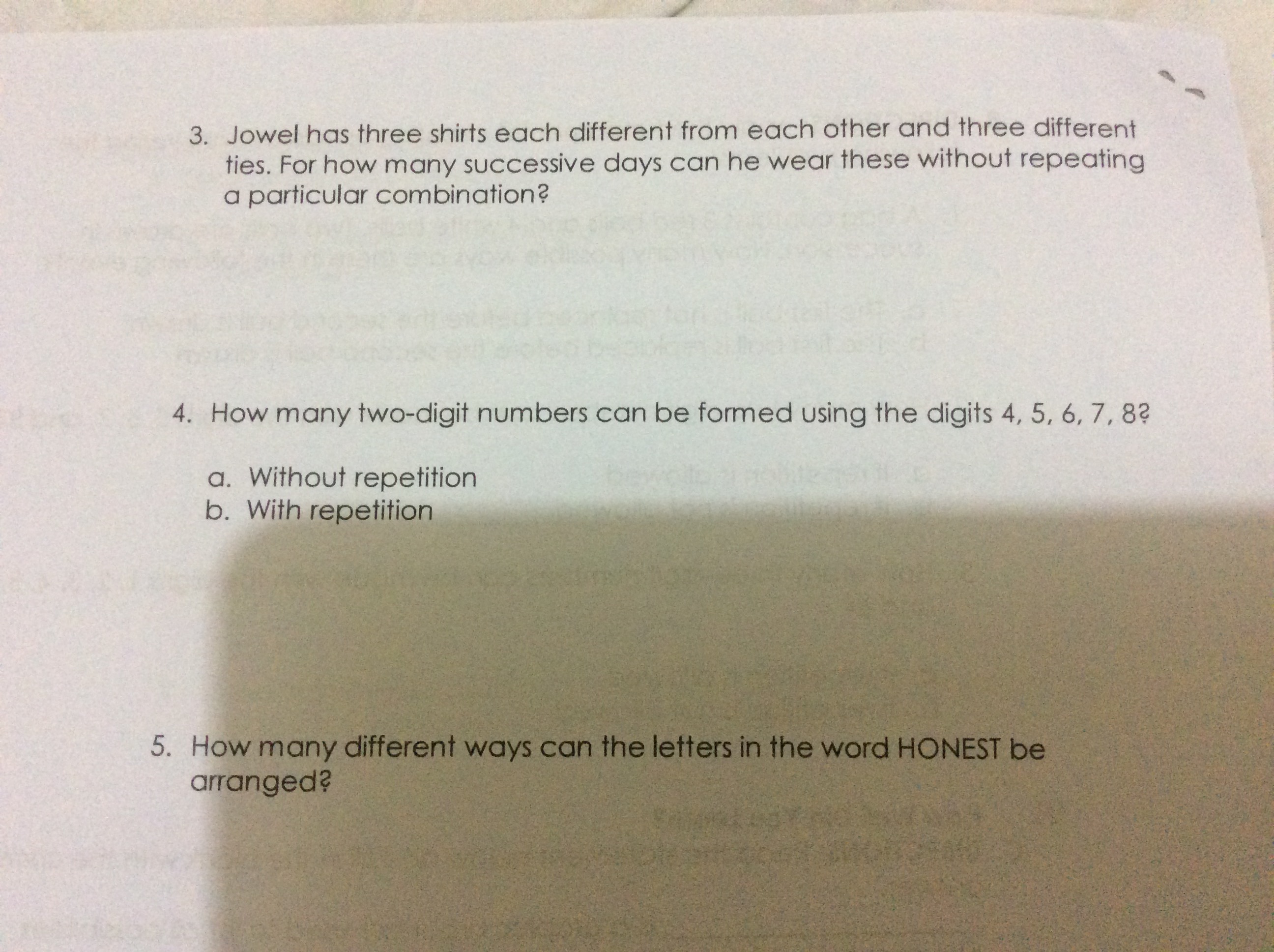 DIRECTIONS: Read and analyze each statement