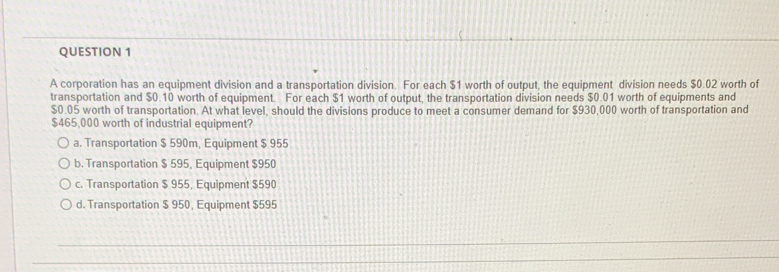 Emergency QUESTION 1 A corporation has an