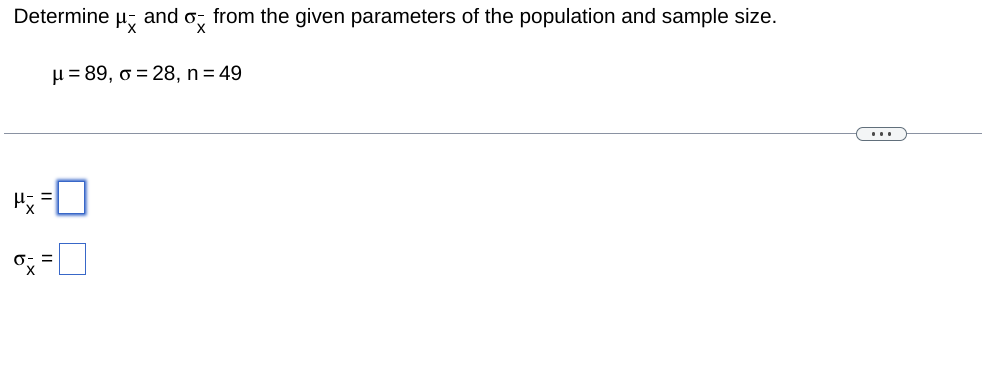 Determine p; and a; from the given parameters of