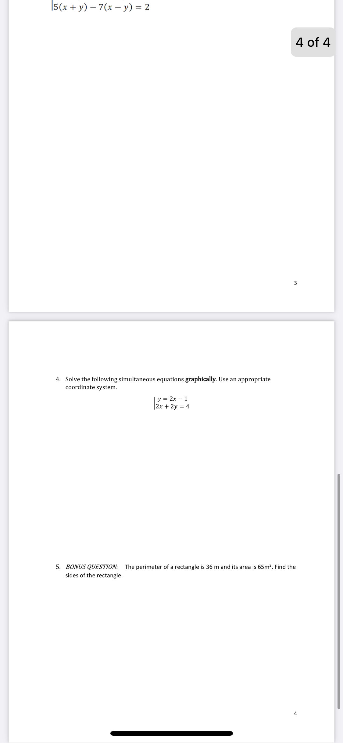 How do i solev this 3 of 4 N 3. Solve the