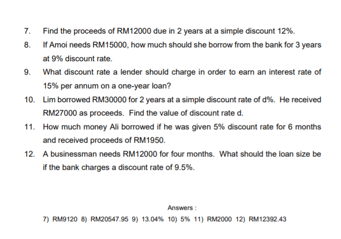 Mathematics in Finance The formula: TUTORIAL 8 :