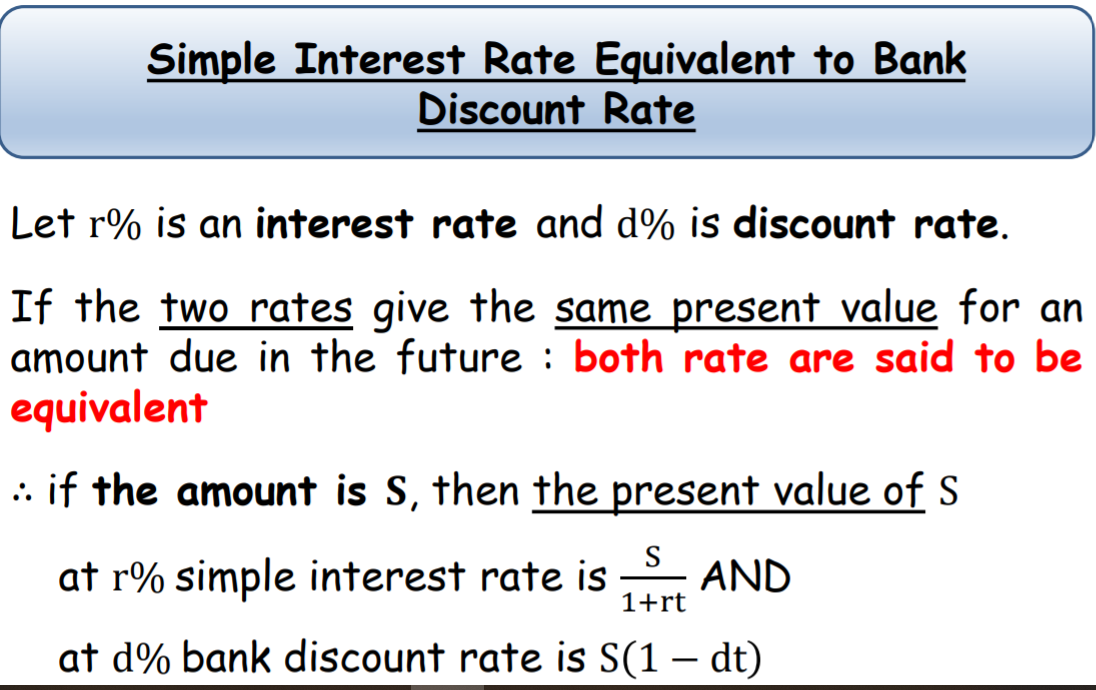 Mathematics in Finance The formula: TUTORIAL 8 :