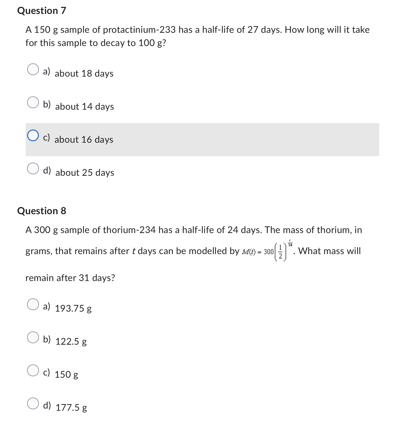 Question 32 A diver standing on a platform 8