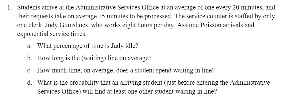 1. Students arrive at the Administrative Services