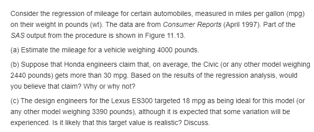 Question 1: For the data in Exercise 11.29, nd a