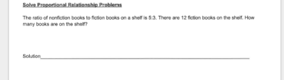 need help please try your best Solve Proportional