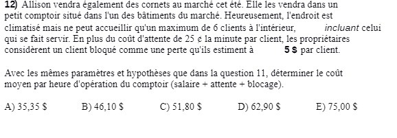 12) Allison vendra egalement des cornets au