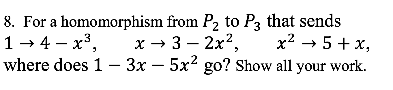 7. Let T: P3  style=