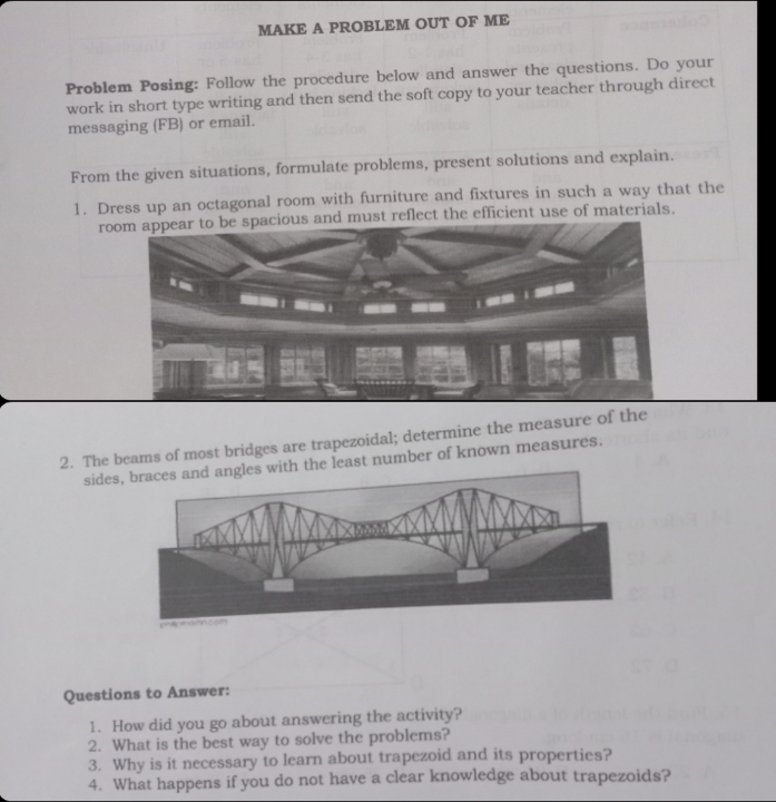 Just give me a short answer please MAKE A PROBLEM