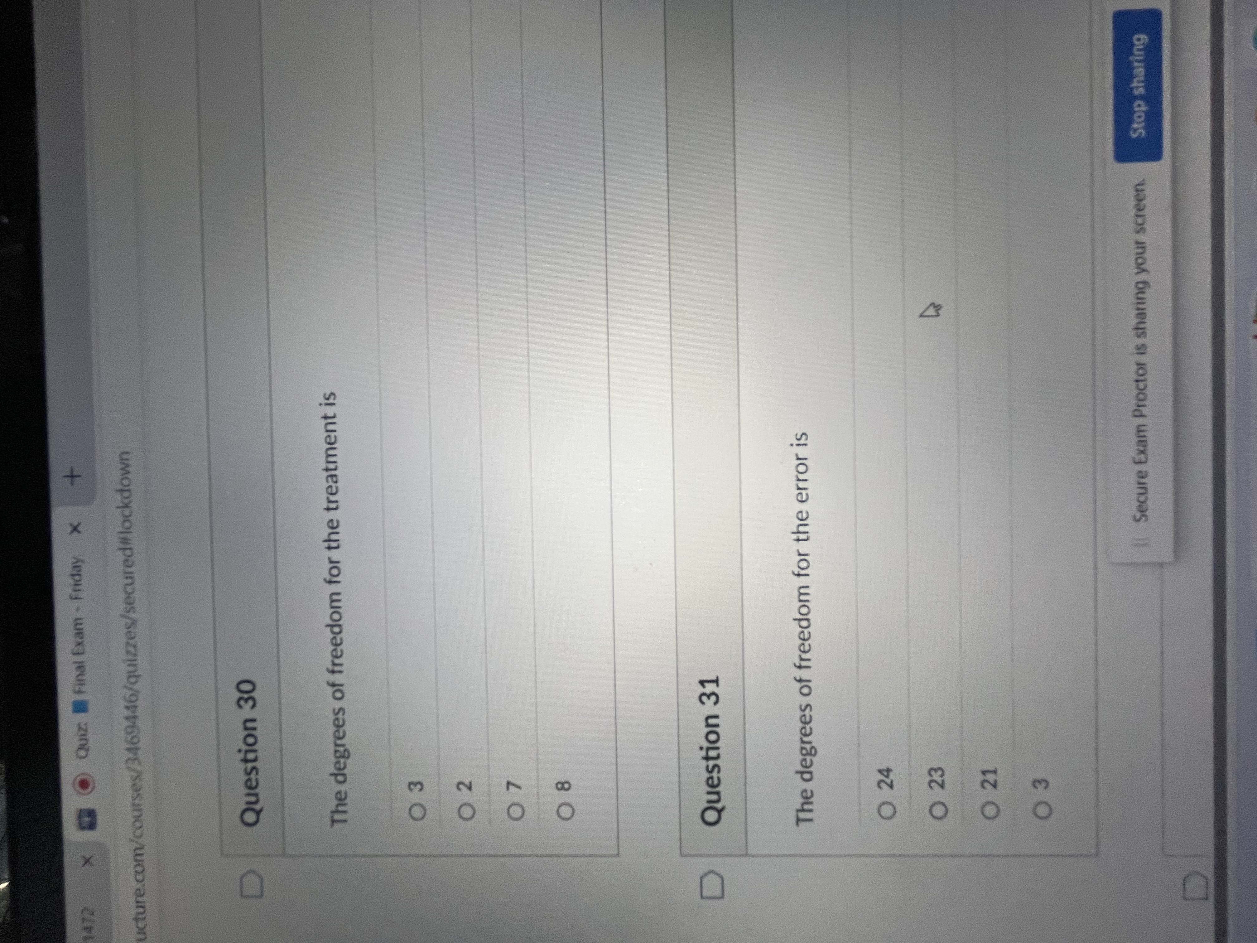 Quiz: 1 Final Exam . Friday X + structure.com