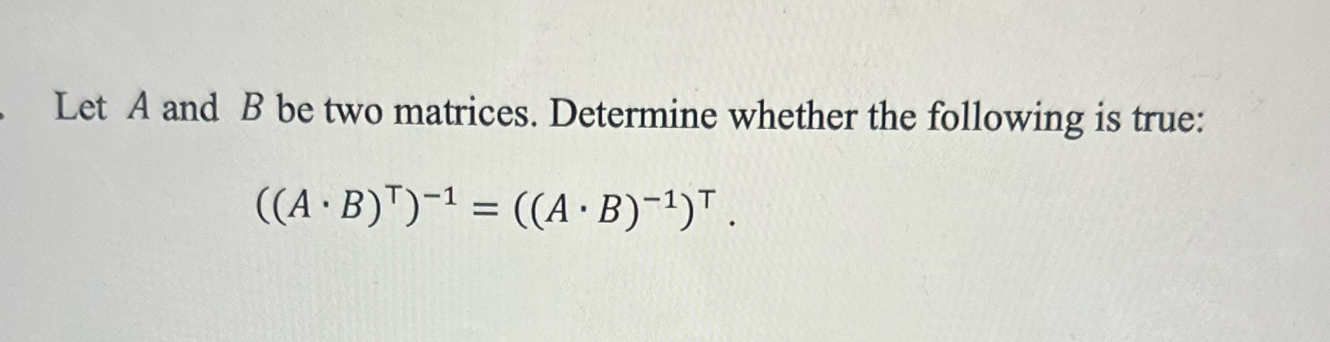 Can you please use two simple 2x2 matrices to