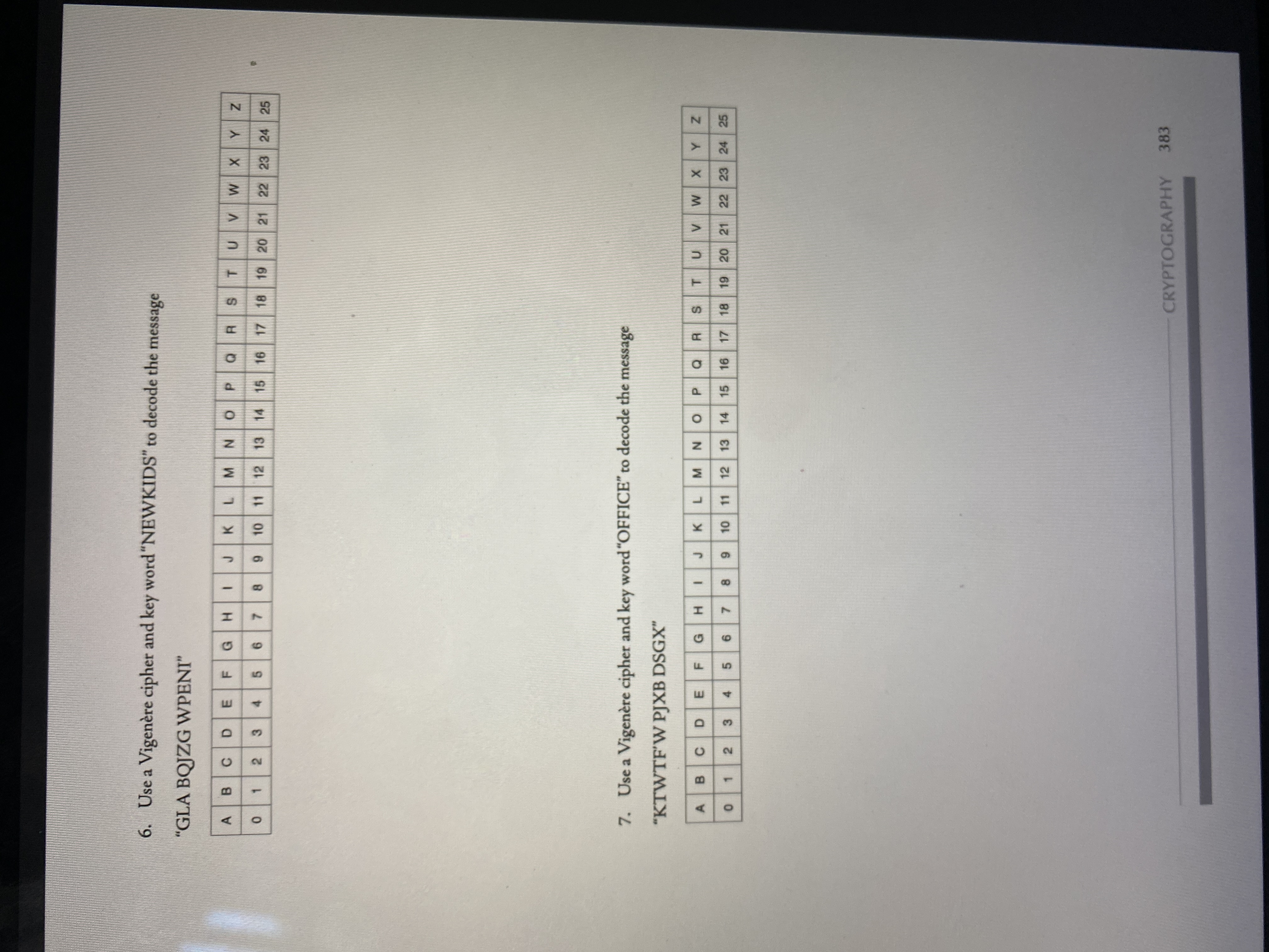 Name: Cryptography Worksheet 1. Shift each letter