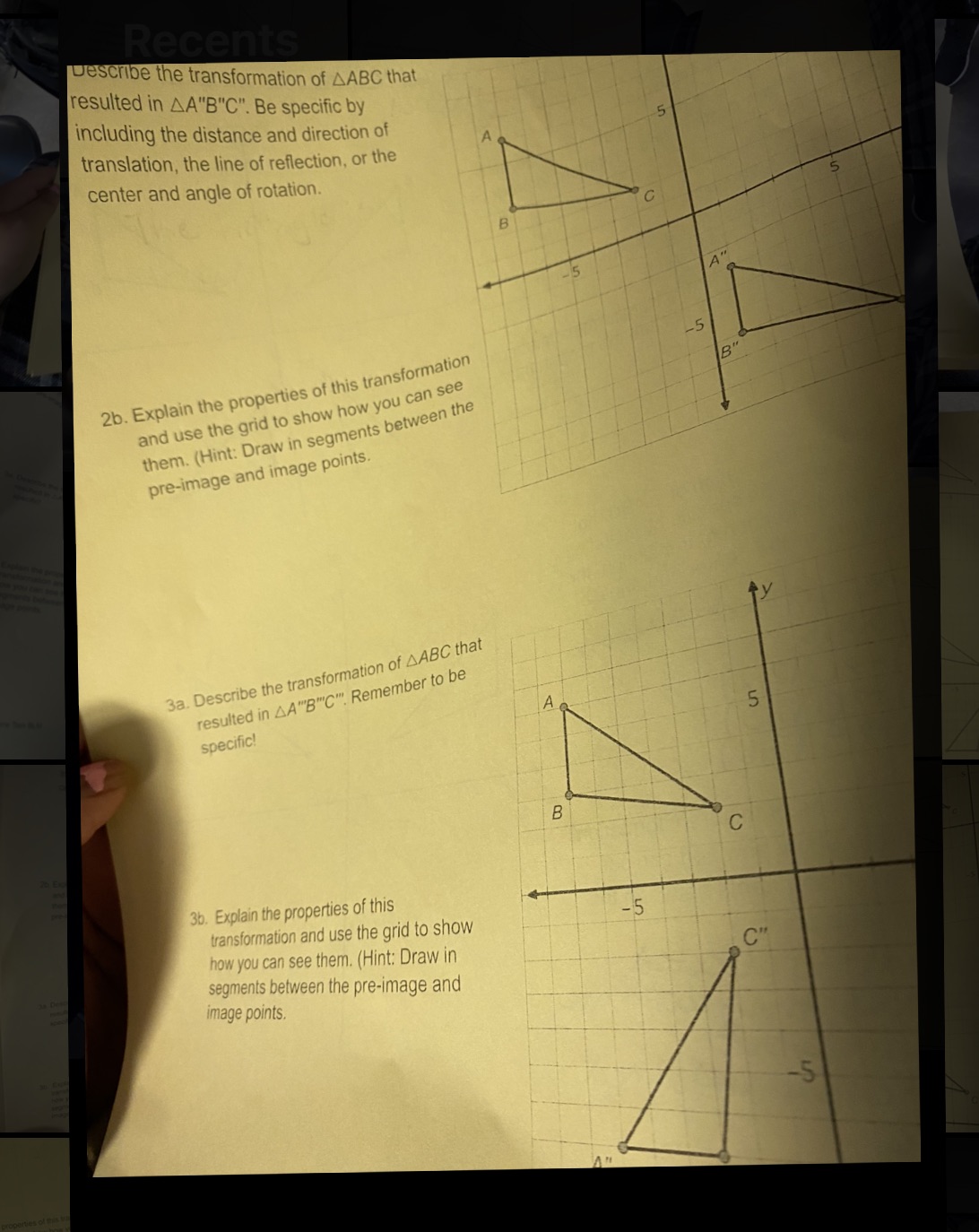 2a,2b,3a&3b thanks Recent Describe the