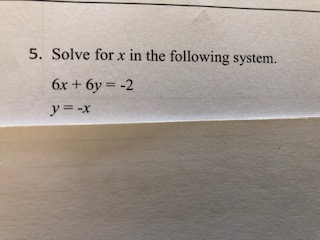2. Set-up but do not solve a system of equations
