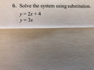 2. Set-up but do not solve a system of equations