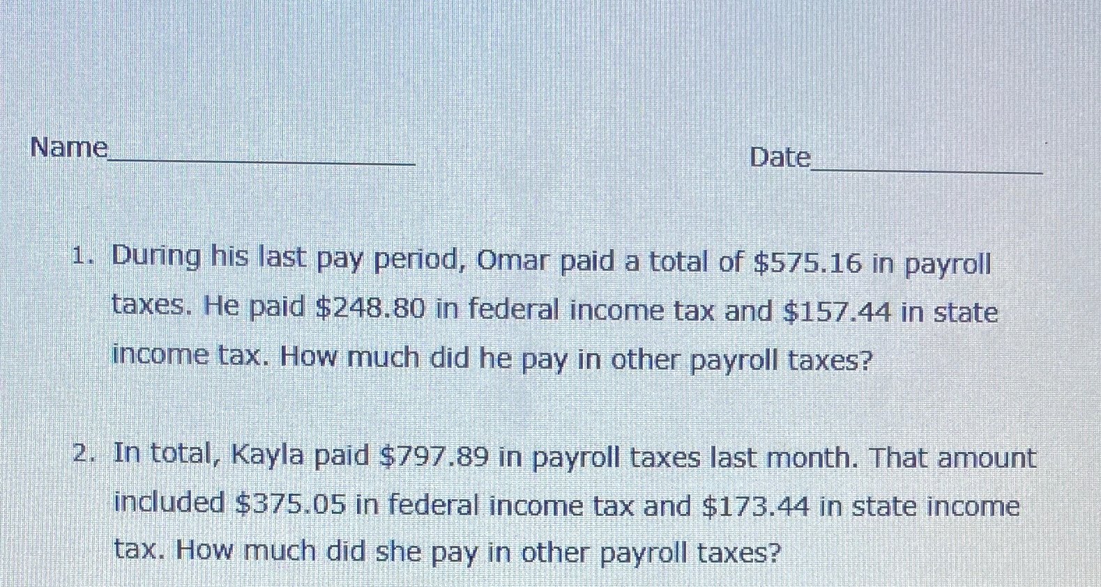 Could I get help on my math work, my kid doesn't