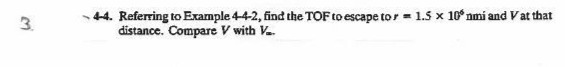 3. 4-4. Referring to Example 4-4-2, find the TOF