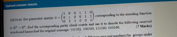 discrete mathematics Upload answer sheets 0