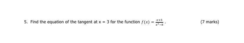 :45 43-3 I 5. Find the equation of the tangent at