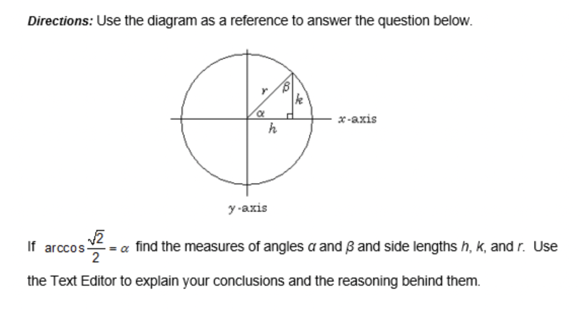 Directions: Use the diagram as a reference to