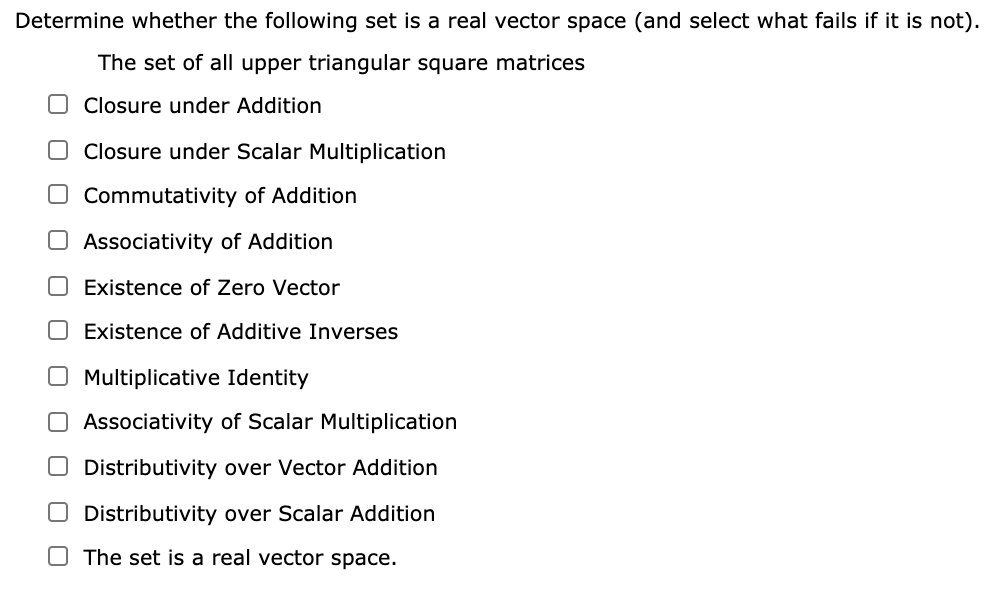 Solve the problem... Determine whether the