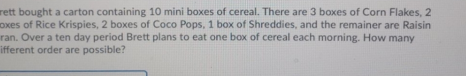 can someone help me with this question from my