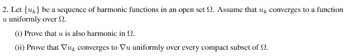 Please provide a detailed solution 2. Let {ux} be