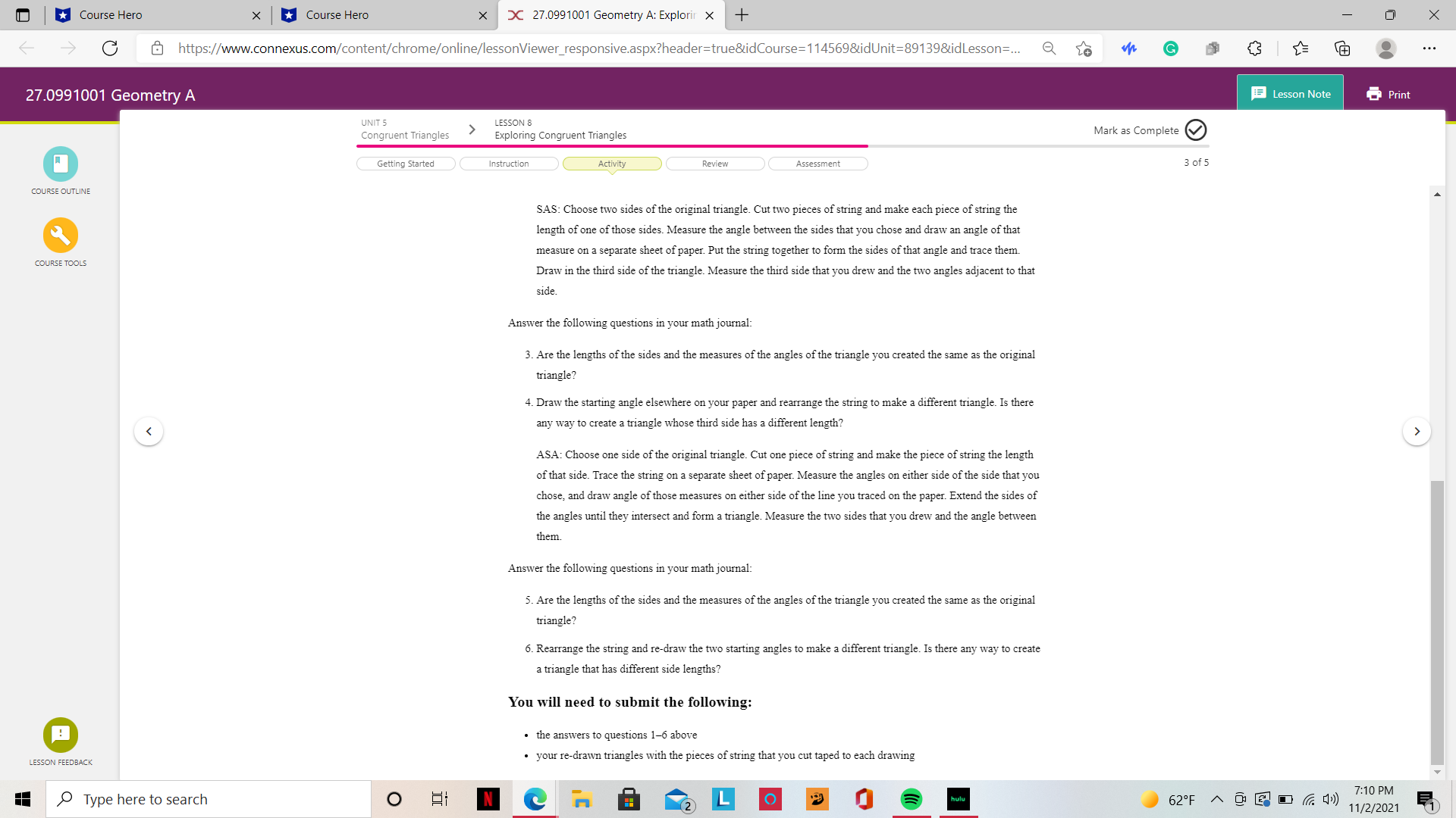 Course Hero * *Course Hero X X 27.0991001