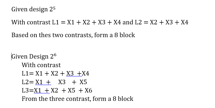 Please solve ...Thank you Given design 25 With