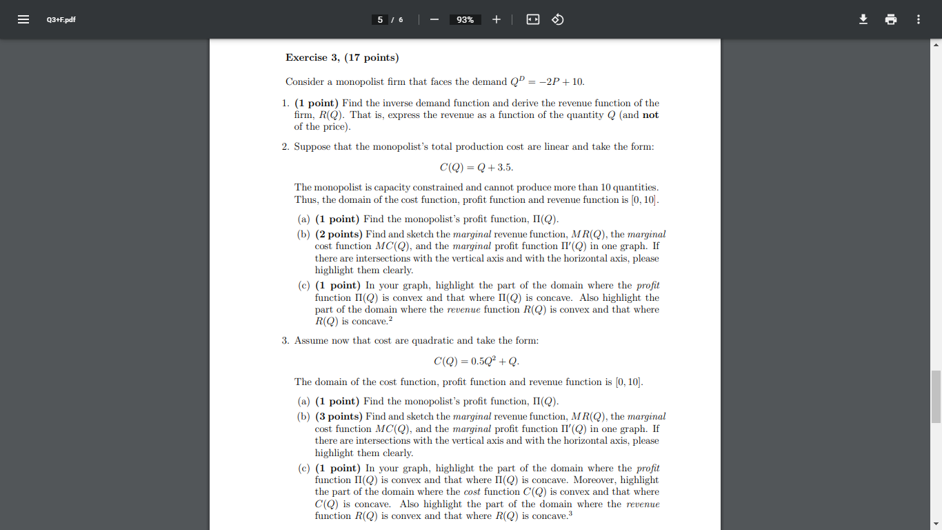 exercise 3, questions 1-4 OSIF pdv' Exereise