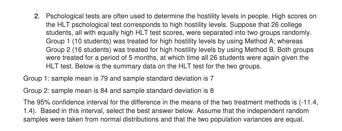 2. Pschological tests are often used to determine
