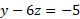 For the following system of linear equations: