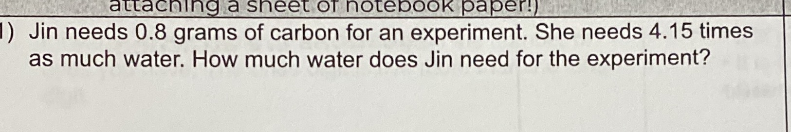 attaching a sheet of notebook paper!) ) Jin needs